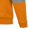 Pioneer Hi-Vis, Fleece Zip-Style Safety Hoodie, Reflective Tape, Orange, 5XL V1060351U-5XL